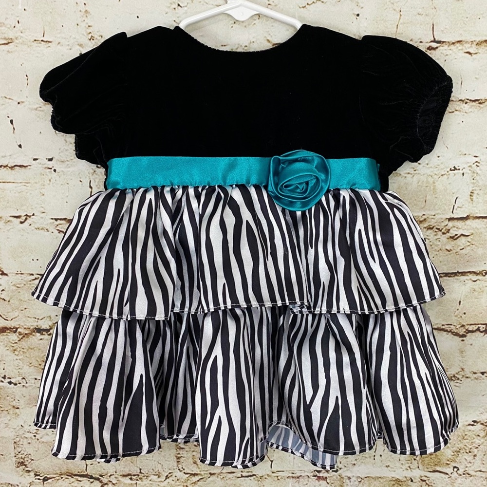 Black Velvet Formal Baby Girl Dress